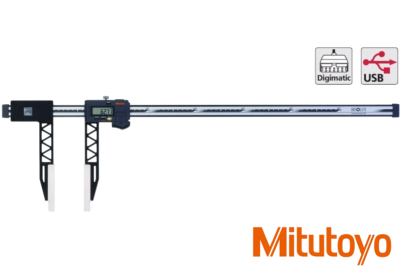 Digitální ultra lehké posuvné měřítko Mitutoyo 0-600 mm, ocelové měřicí plochy