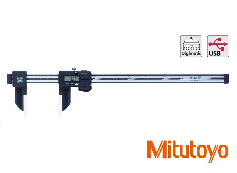 Digitální lehké posuvné měřítko Mitutoyo 0-450 mm, keramické měřicí plochy