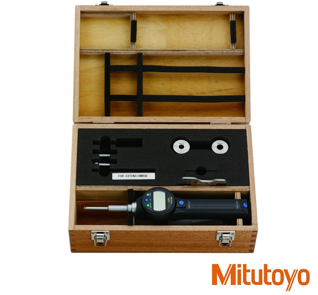 Digitální třídotykový dutinoměr Mitutoyo s výměnnými hlavičkami 6-12mm+kroužky 8/10mm 