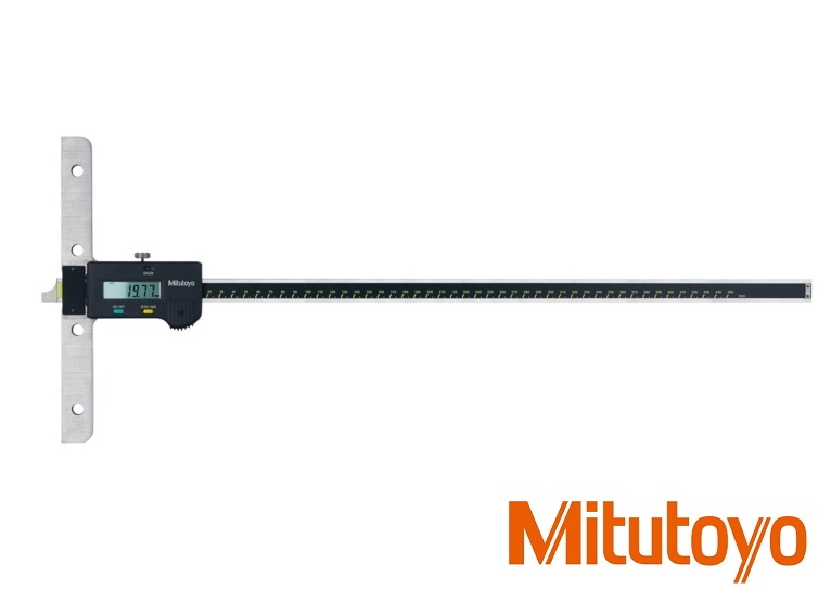 Digitální posuvný hloubkoměr Mitutoyo se skosením 0-1000 mm, můstek 250 mm
