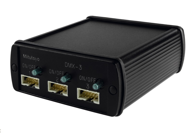 DMX-3 USB rozhraní Mitutoyo pro připojení tří měřidel s DIGIMATIC výstupem