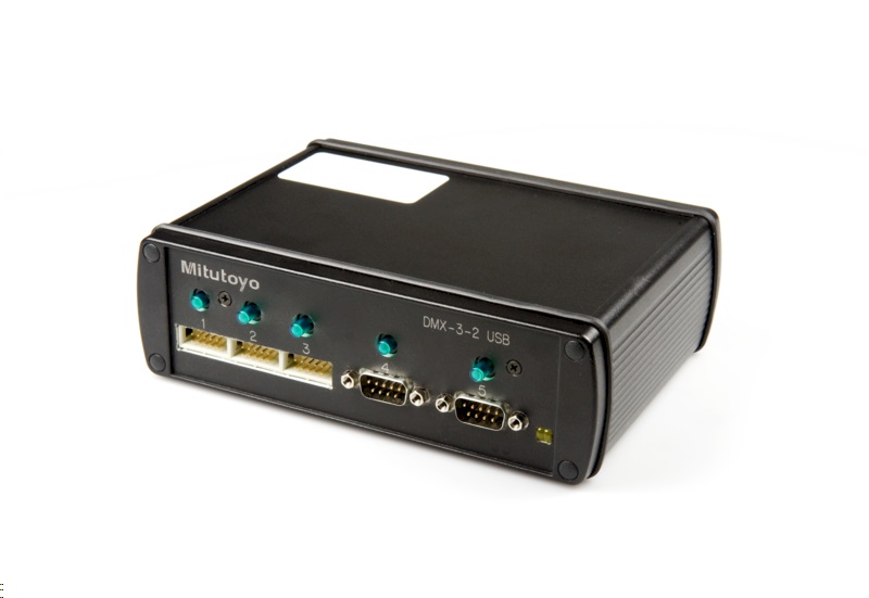 3x DIGIMATIC 2 x RS232C / USB virtuální port COM (VCP) s USB-ITPAK, Mitutoyo