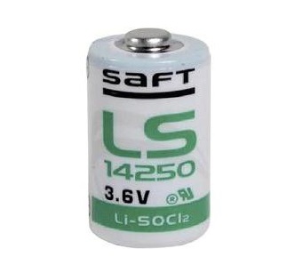 Lithiová baterie 3,6 V Saft LS 14250, typ 1/2AA (15x25mm)