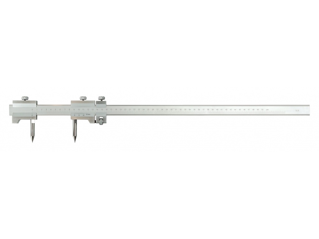Posuvné měřítko s hroty (kružítko) 0-2000 mm, Filetta