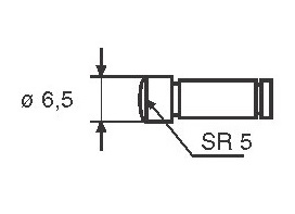 "2" Výměnné doteky kulové průměr 6,5 mm pro měřidla Filetta