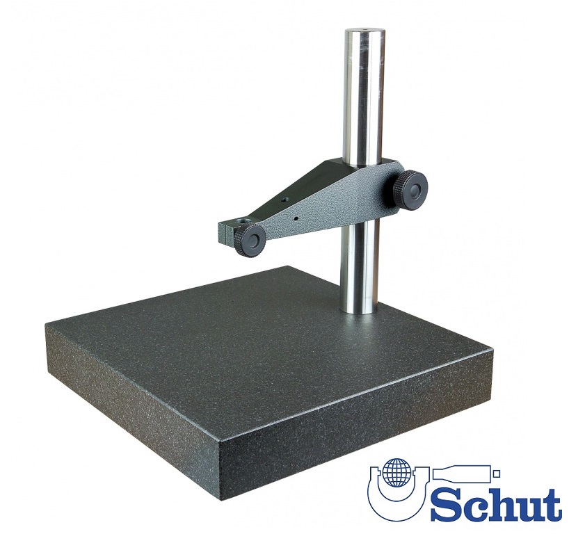Měřicí stojan s granitovou příměrnou deskou 400x400x70 mm, DIN 876/0, upín. pr. 32 mm