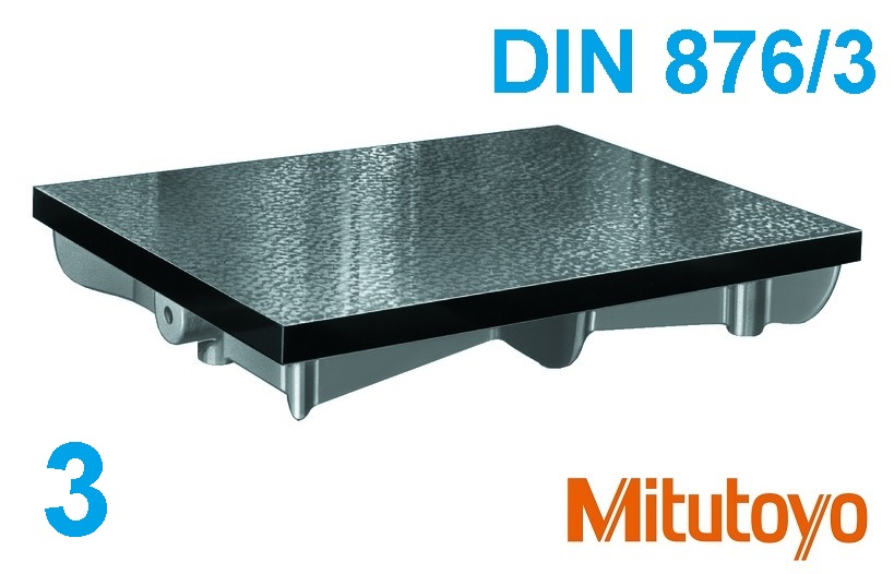 Litinová příměrná deska 2000x1000 mm, DIN 876/3, Mitutoyo