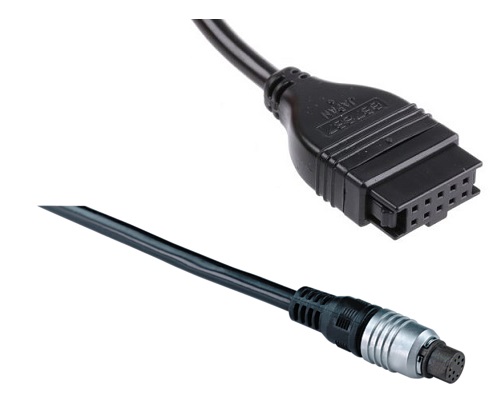 Signální kabel DIGIMATIC 2m, rovný (bez tlačítka Data), 10 pinů
