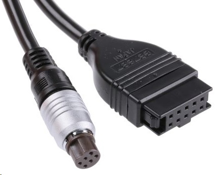 Signální kabel Mitutoyo DIGIMATIC (2m), rovný, bez tlačítka Data, 6 pinů