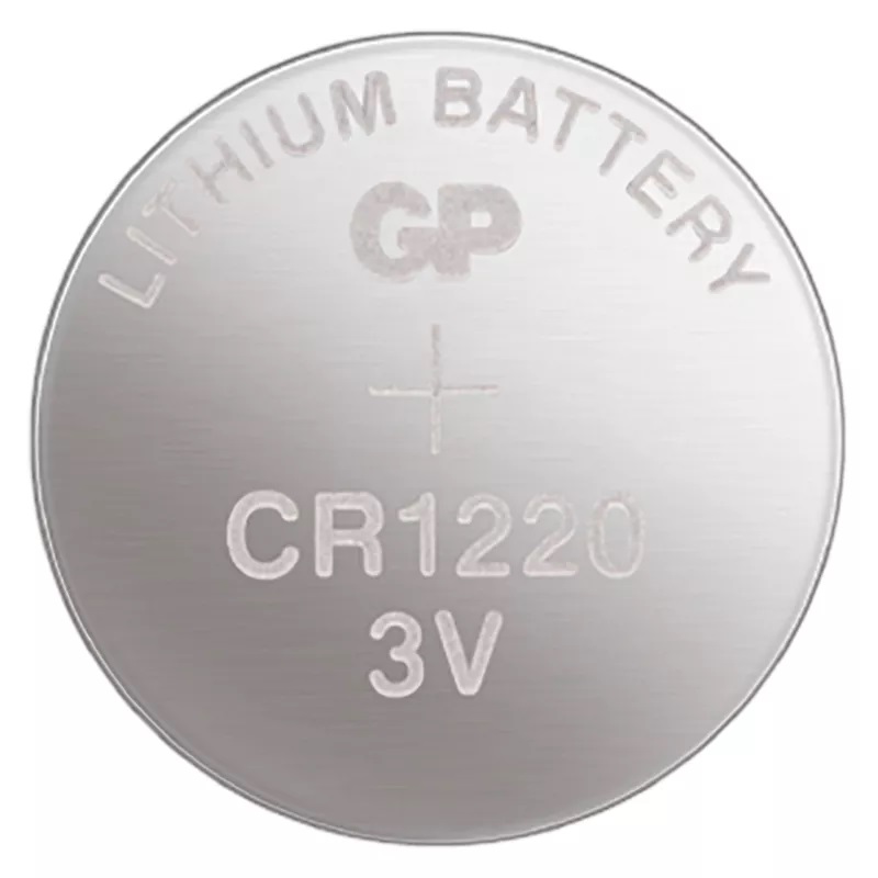 Lithiová knoflíková baterie 3V GP CR1220, 12,5x2 mm