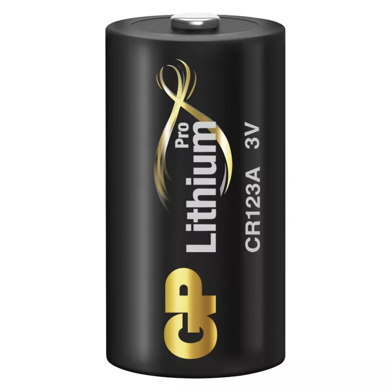 Lithiová baterie 3 V GP CR123A, 17,0x34,5 mm