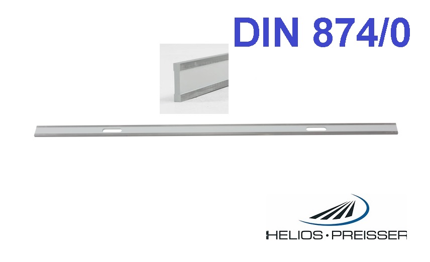 Nerezové kontrolní příměrné pravítko 2500 mm, průřez 100x16 mm, DIN 874/0, Helios-Preisser