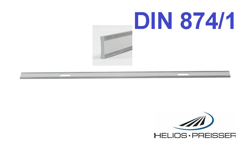 Nerezové přesné příměrné pravítko 2000 mm, průřez 70x15 mm, DIN 874/1, Helios-Preisser