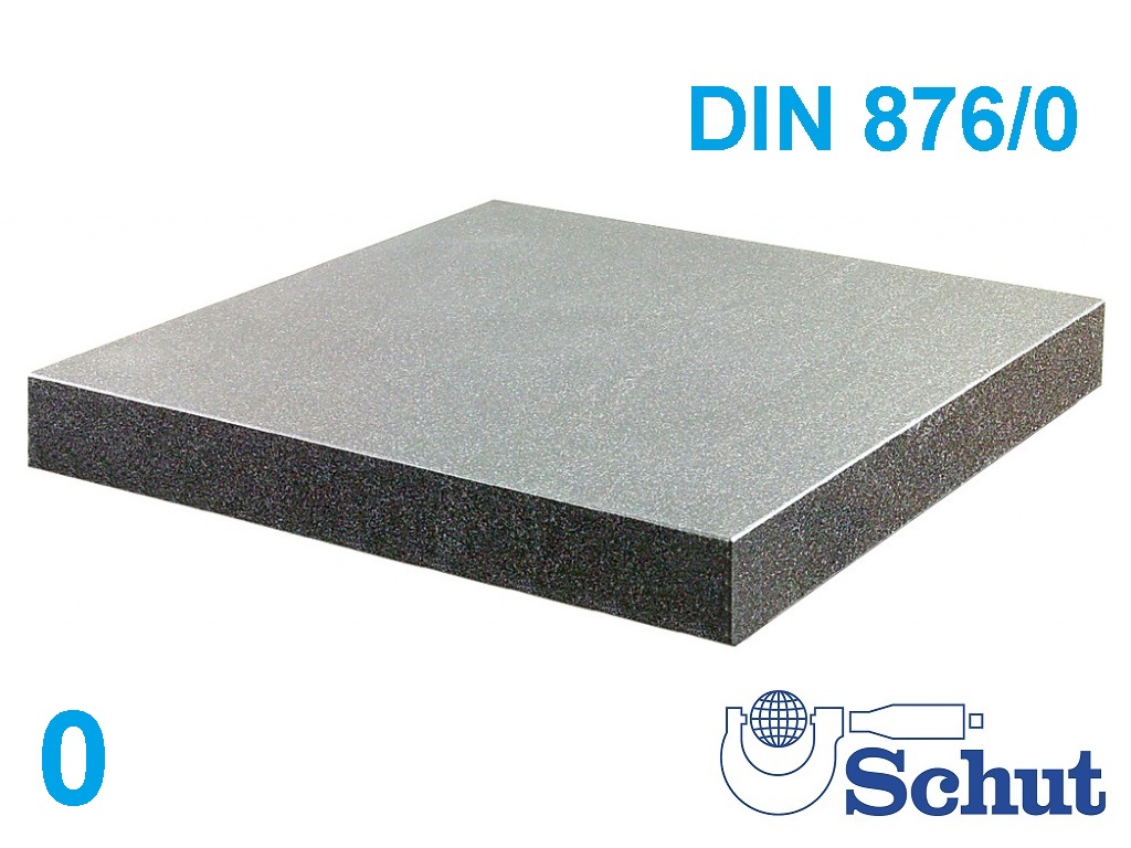 Granitová příměrná deska 630x400x70 mm, DIN 876/0