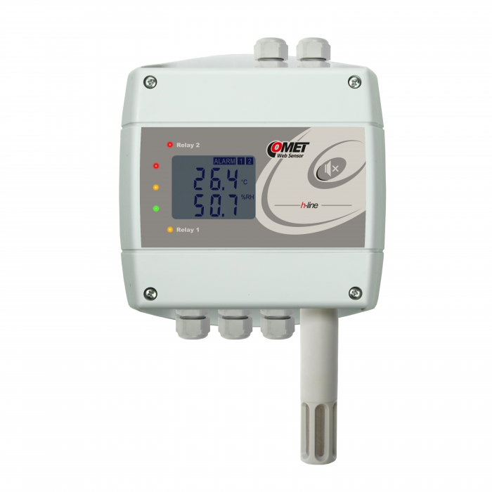 H3530 snímač teploty a vlhkosti, dvě výstupní relé, Ethernet interface