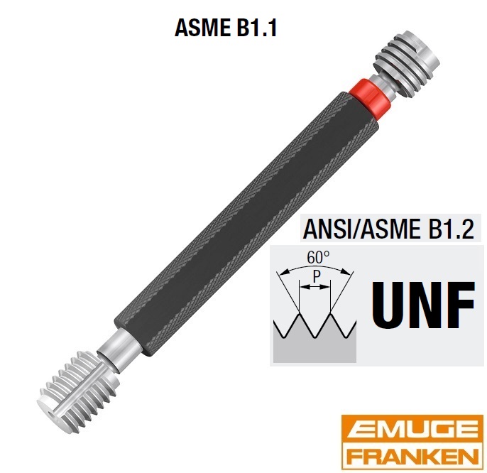 Závitový kalibr - trn oboustranný 1"1/4-12 UNF-2B, ANSI B 1.2