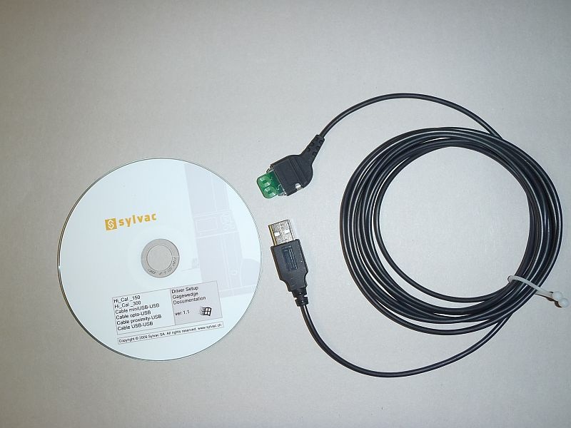 Datový kabel USB Sylvac pro posuvné měřítko Somet digi IP67