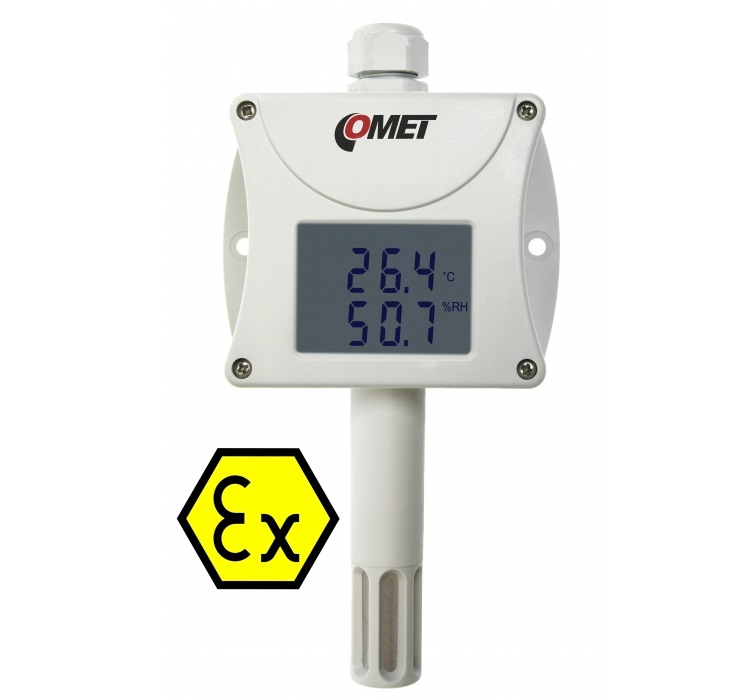 T3110Ex Snímač teploty (-30 až +80°C) a vlhkosti s výstupem 4-20mA
