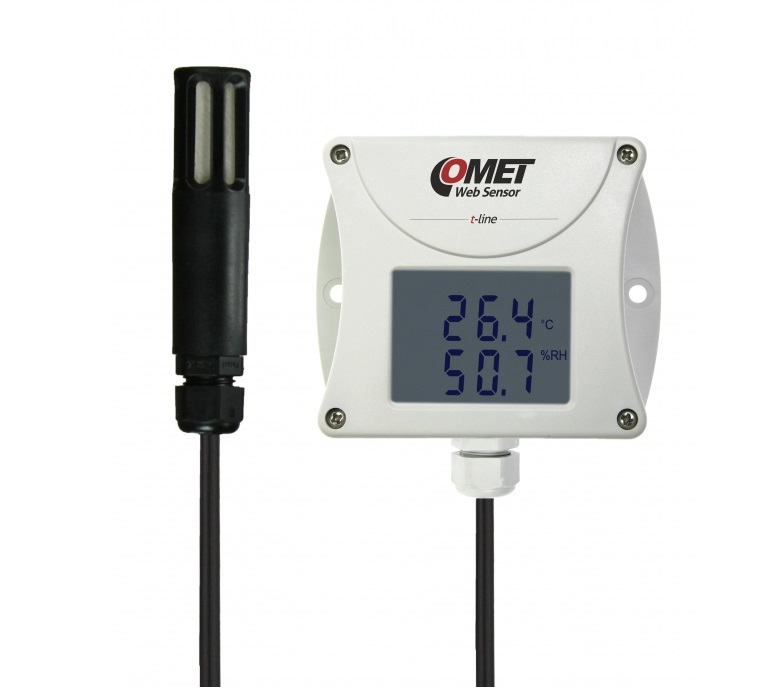 T7511 Web Sensor - snímač teploty, vlhkosti a barometrického tlaku s výstupem Ethernet