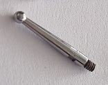 Měřicí dotek pro páčkový úchylkoměr Somet, L2-13,5 mm, průměr kuličky 2 mm, M1,5