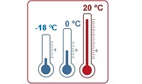 Akreditovaná kalibrace teploměrů (do mrazáků) -18 °C, 0 °C, +20 °C