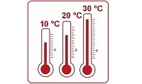 Akreditovaná kalibrace teploměrů (pokojové) +10 °C, +20 °C, +30 °C