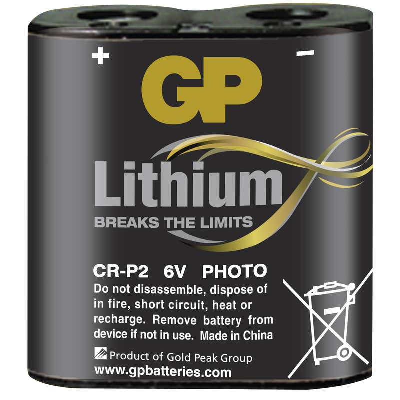 Lithiová baterie GP CR-P2 6V PHOTO