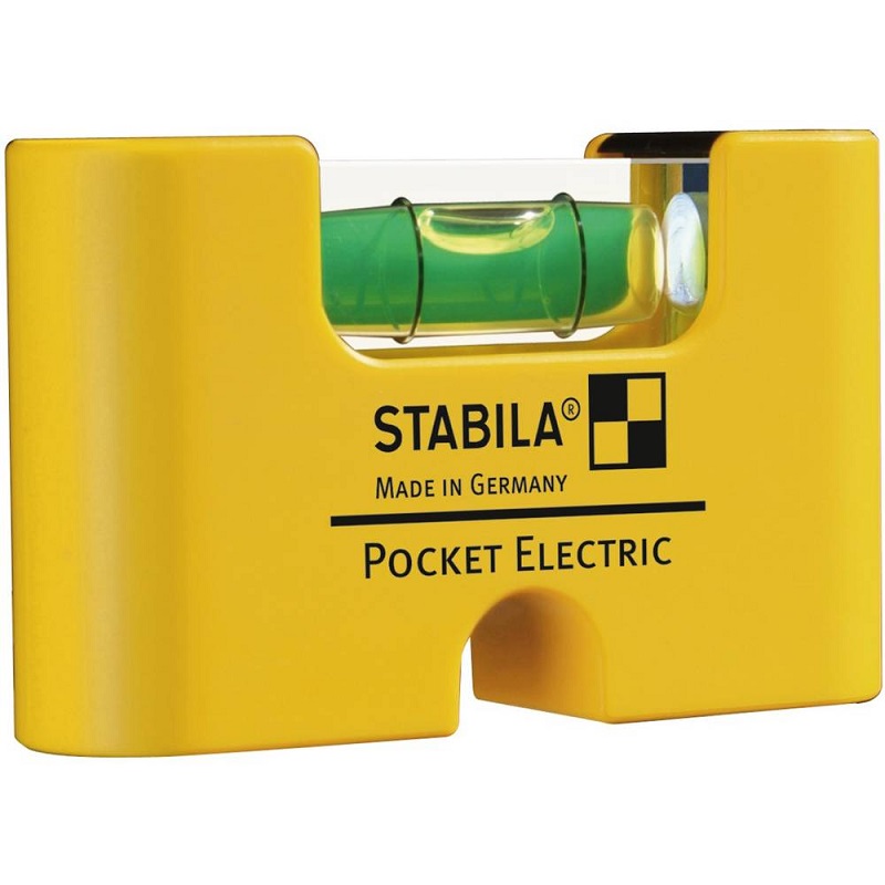 Plastová mini vodováha STABILA 17775 elektrikářská Pocket Electric