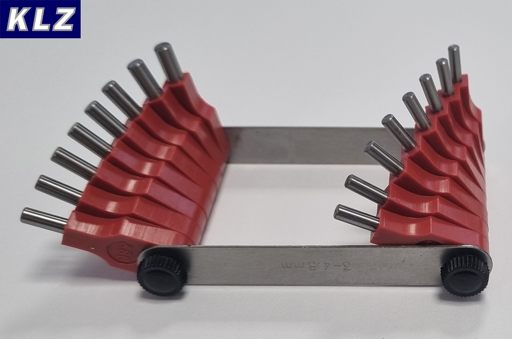 Měrky na trysky 3,00 – 4,50 mm, 16 pinů