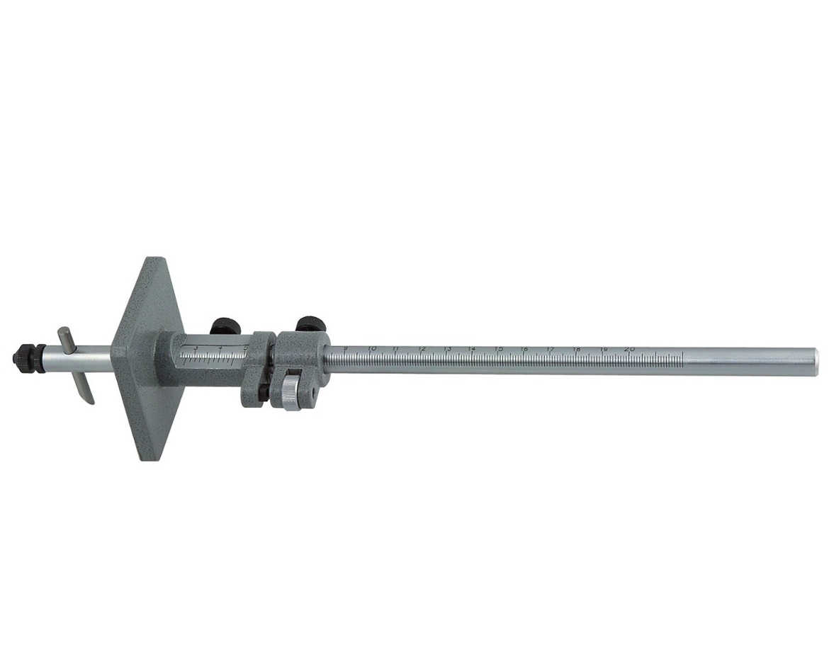 Posuvné měřítko pro orýsování 0-200 mm se stavítkem pro jemné nastavení, Filetta