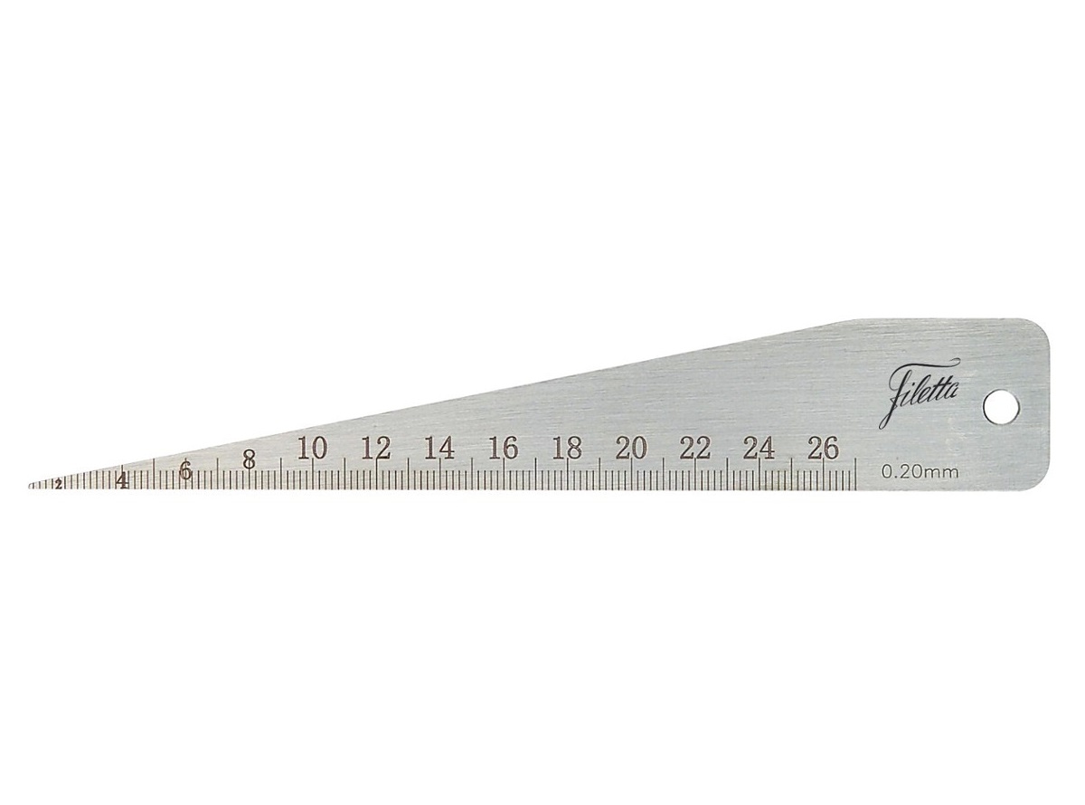Klínovitý kalibr pro kontrolu spár 2÷26 mm