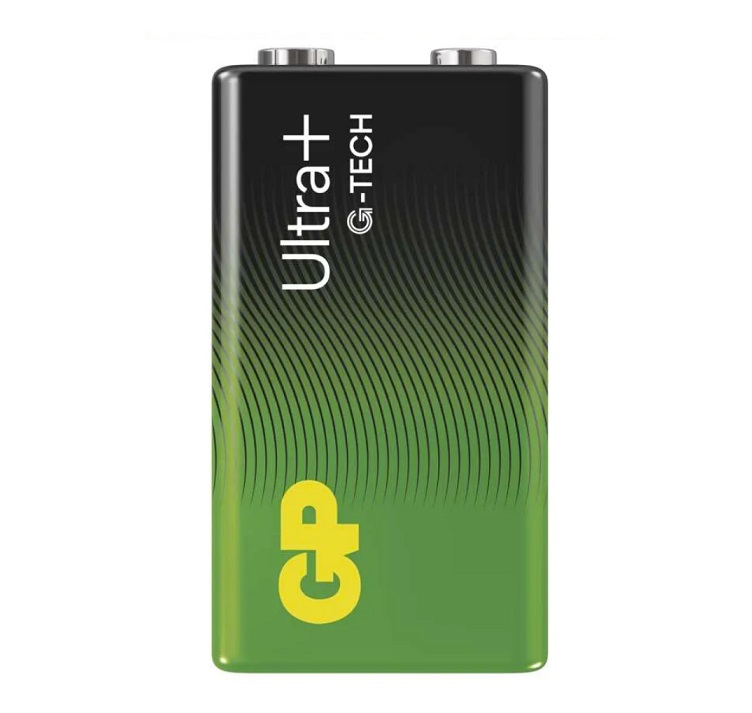 Alkalická baterie 9 V GP Ultra Plus (6LF22)